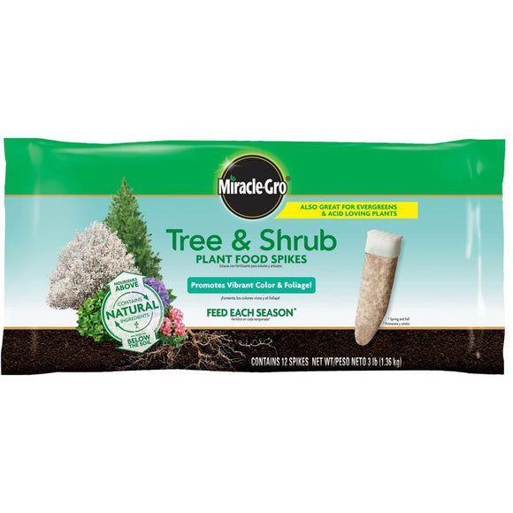 Miracle-Gro® Tree & Shrub Plant Food Spikes 3 lb