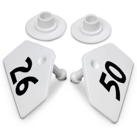 Allflex Global Large Numbered Calf Ear Tags White 26-50