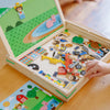 Melissa & Doug Wooden Magnetic Matching Picture Game
