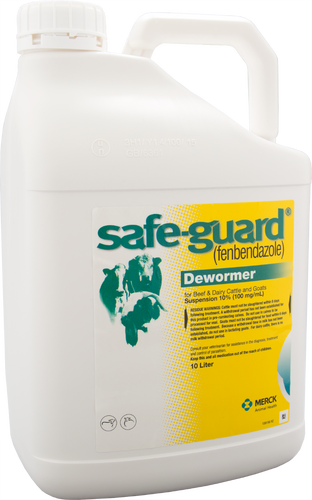 SAFE-GUARD (fenbendazole) Dewormer Suspension - 10 Liter