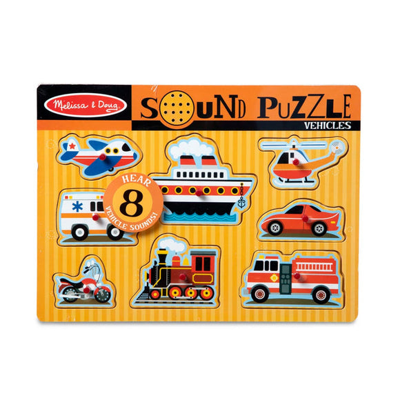 Melissa & Doug Vehicles Sound Puzzle