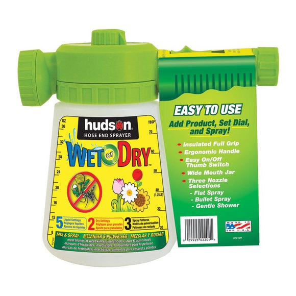 Hudson Wet or Dry Hose End Sprayer
